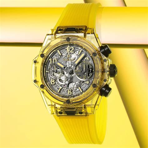 hublot big bang unico yellow sapphire|Hublot big bang 45mm.